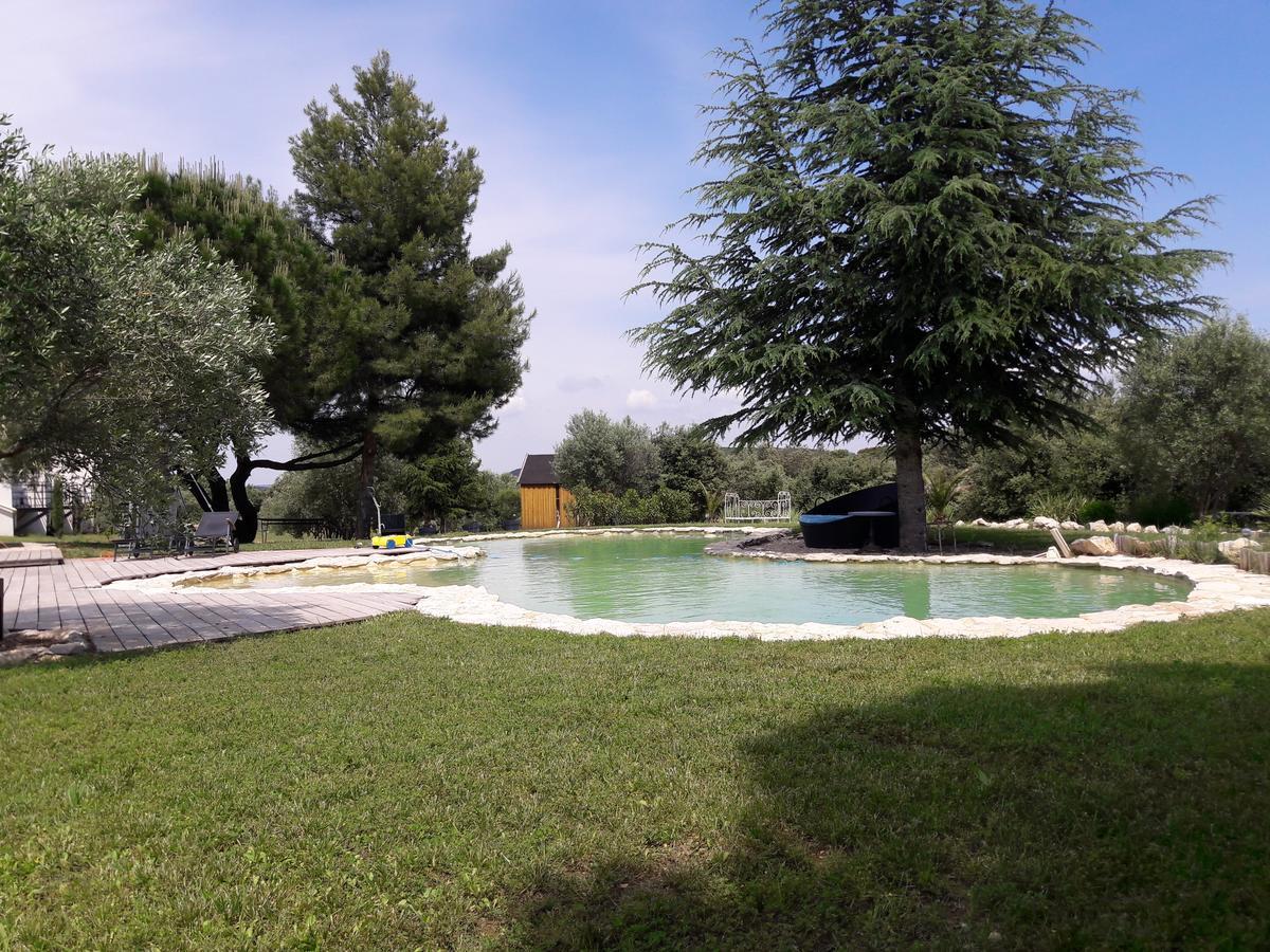 La Lune ô Collines - Gîte Lédenon Exterior foto