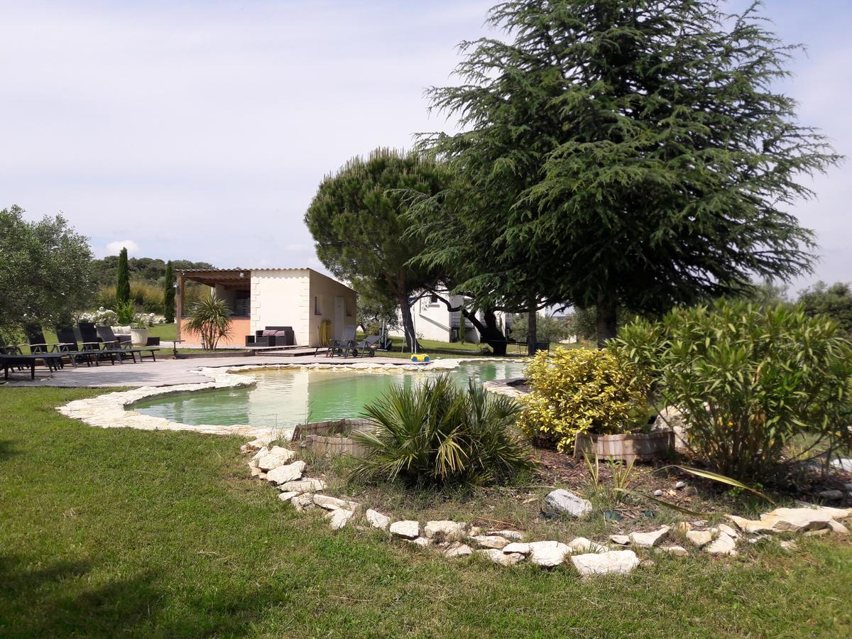 La Lune ô Collines - Gîte Lédenon Exterior foto